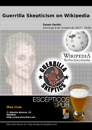 Susan Gerbic en Escépticos en el Pub Madrid