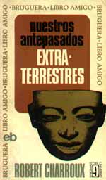 Portada del libro "Nuestros antepasados Extraterrestres"