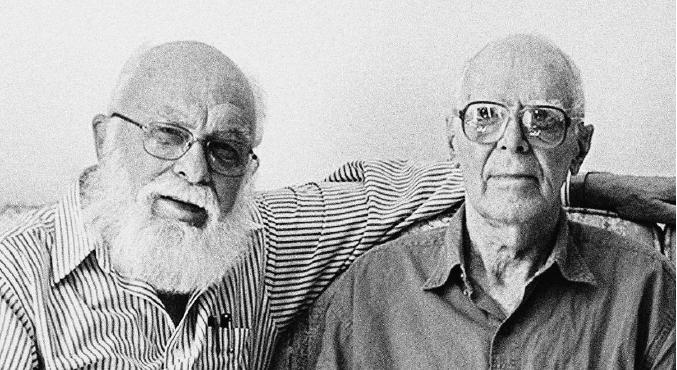 Jame Randi y Martin Gardner